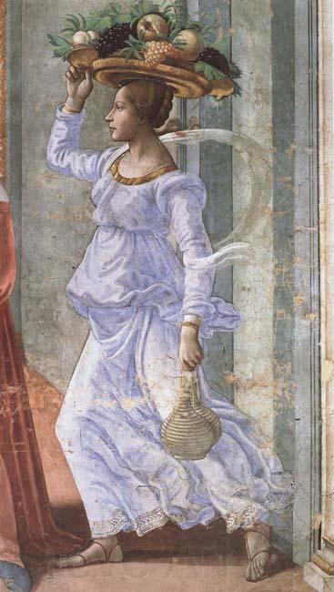 Domenicho Ghirlandaio Detail of Geburt Johannes des Taufers France oil painting art
